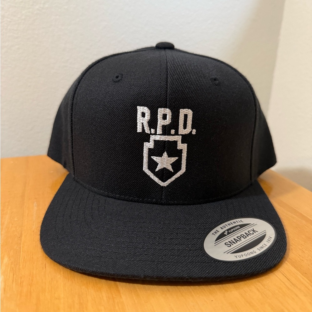 Resident Evil Snapback Cap with White R.P.D. Logo
